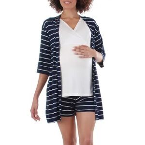 Every Grey maternity robe